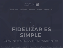 Tablet Screenshot of marketingrelacional.cl